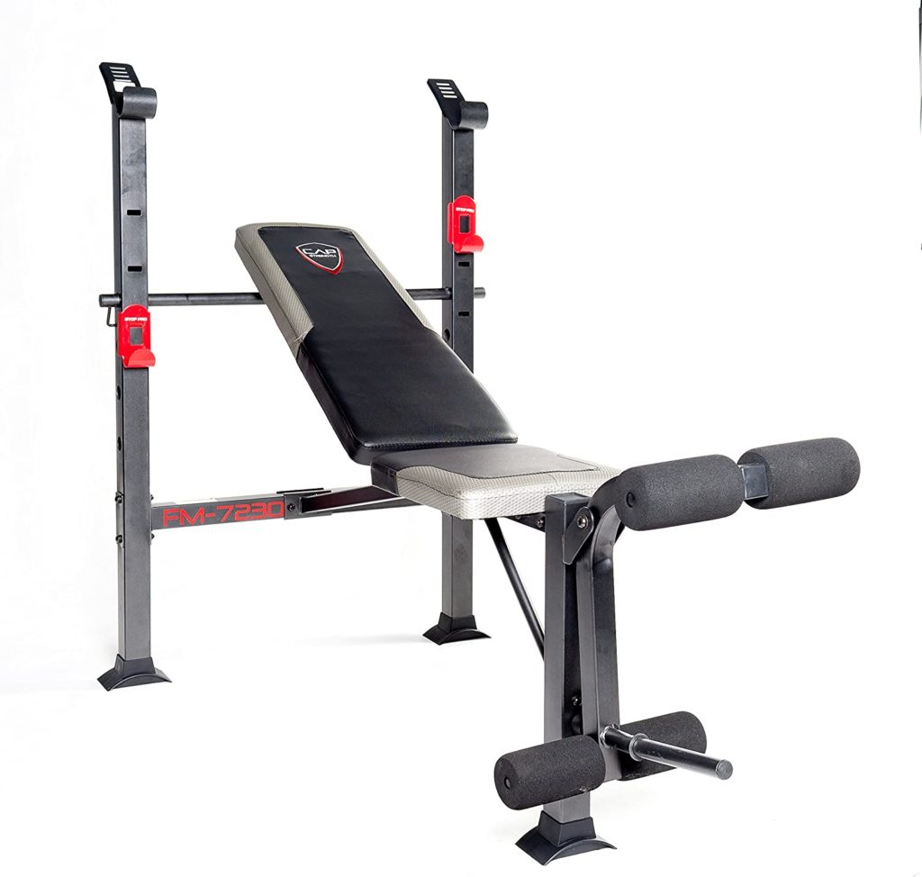 CAP Strength Bench Standard Bench Black/red FM-7230 – Sports "R" Us Ltd