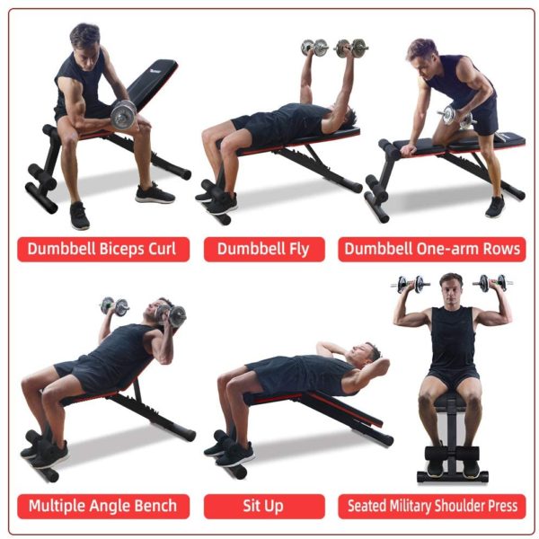 58 15 Minute Steel body workout bench for ABS