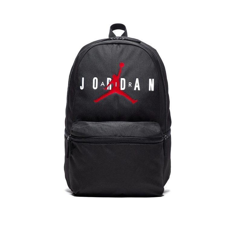 Nike Air Jordan Jumpman Drawstring Bag Sack Backpack Black Red 9A1940 ...