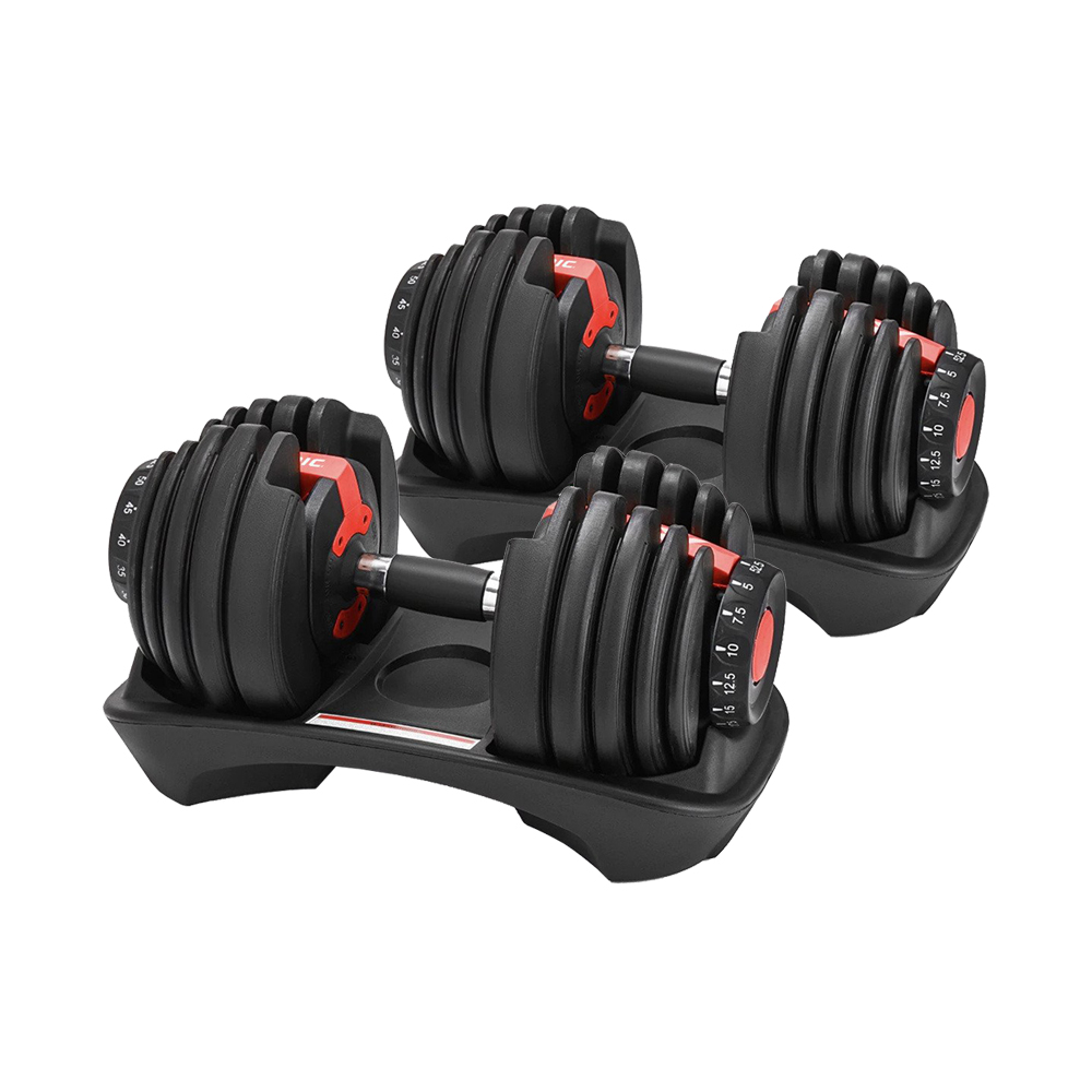 Shanchar adjustable weights online dumbbells set